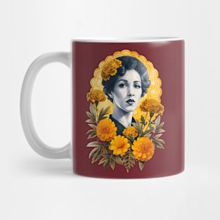 Marigold Flowers Mug